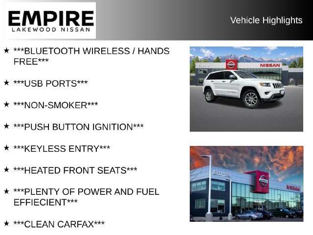 Used 2016 Jeep Grand Cherokee Limited w/ Trailer Tow Group IV AWD/4WD image 2