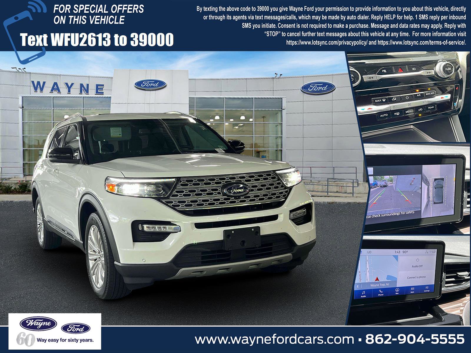Certified 2022 Ford Explorer Limited w/ Equipment Group 301A