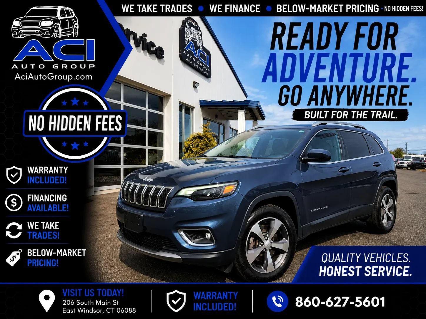 Used 2019 Jeep Cherokee Limited AWD/4WD image 1