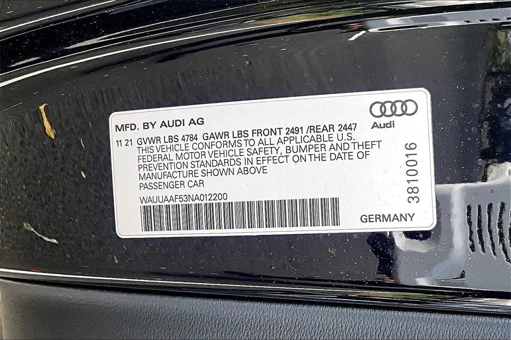 Used 2022 Audi A5 2.0T Prestige w/ Black Optic Plus Package image 35