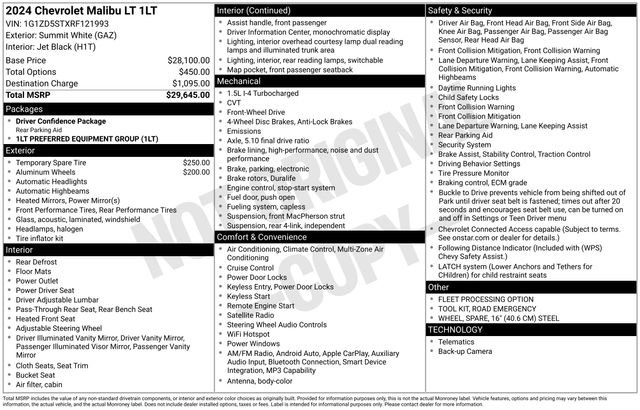 Certified 2024 Chevrolet Malibu LT image 6