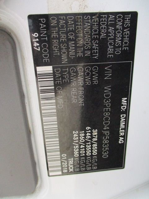 Used 2018 Mercedes-Benz Sprinter 2500 image 10