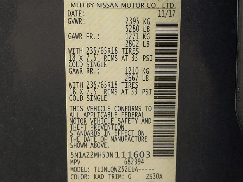 Used 2018 Nissan Murano SV image 33