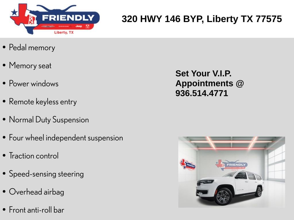 Used 2024 Jeep Wagoneer Series II w/ Flexible Seating Group image 10