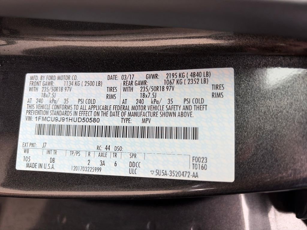 Used 2017 Ford Escape Titanium AWD/4WD image 30