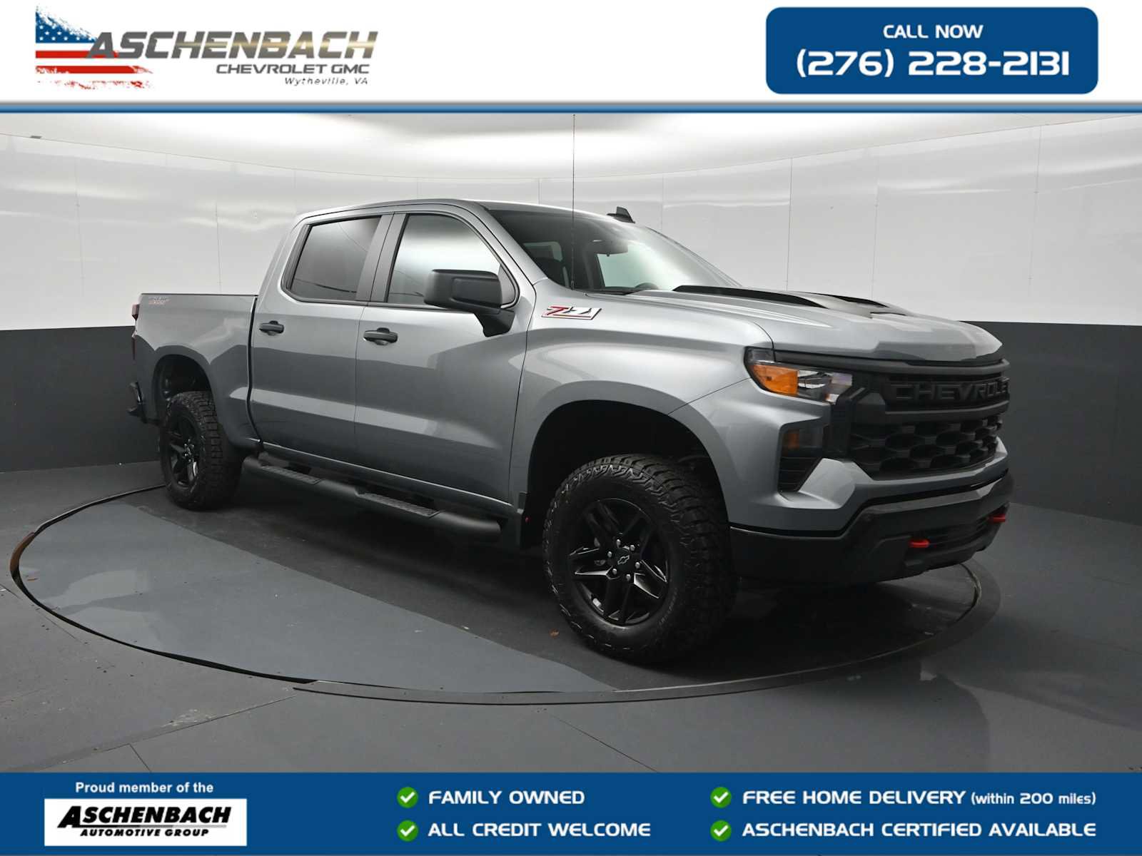 New 2026 Chevrolet Silverado 1500 Custom Trail Boss AWD/4WD image 1