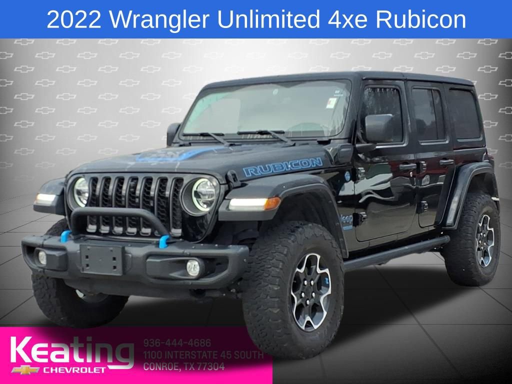 Used 2022 Jeep Wrangler Unlimited Rubicon 4xe w/ Steel Bumper Group image 2