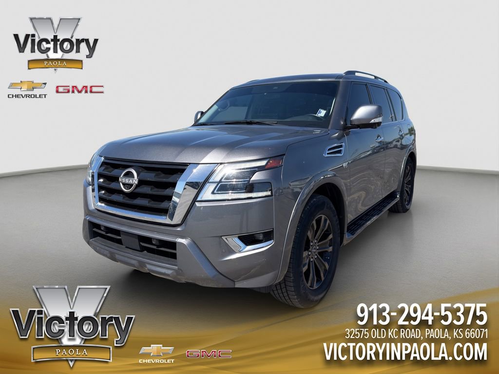 Used 2021 Nissan Armada SL w/ Captain's Chairs Package RWD image 1