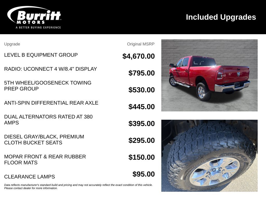 Used 2021 RAM 2500 Big Horn w/ Level B Equipment Group AWD/4WD image 6