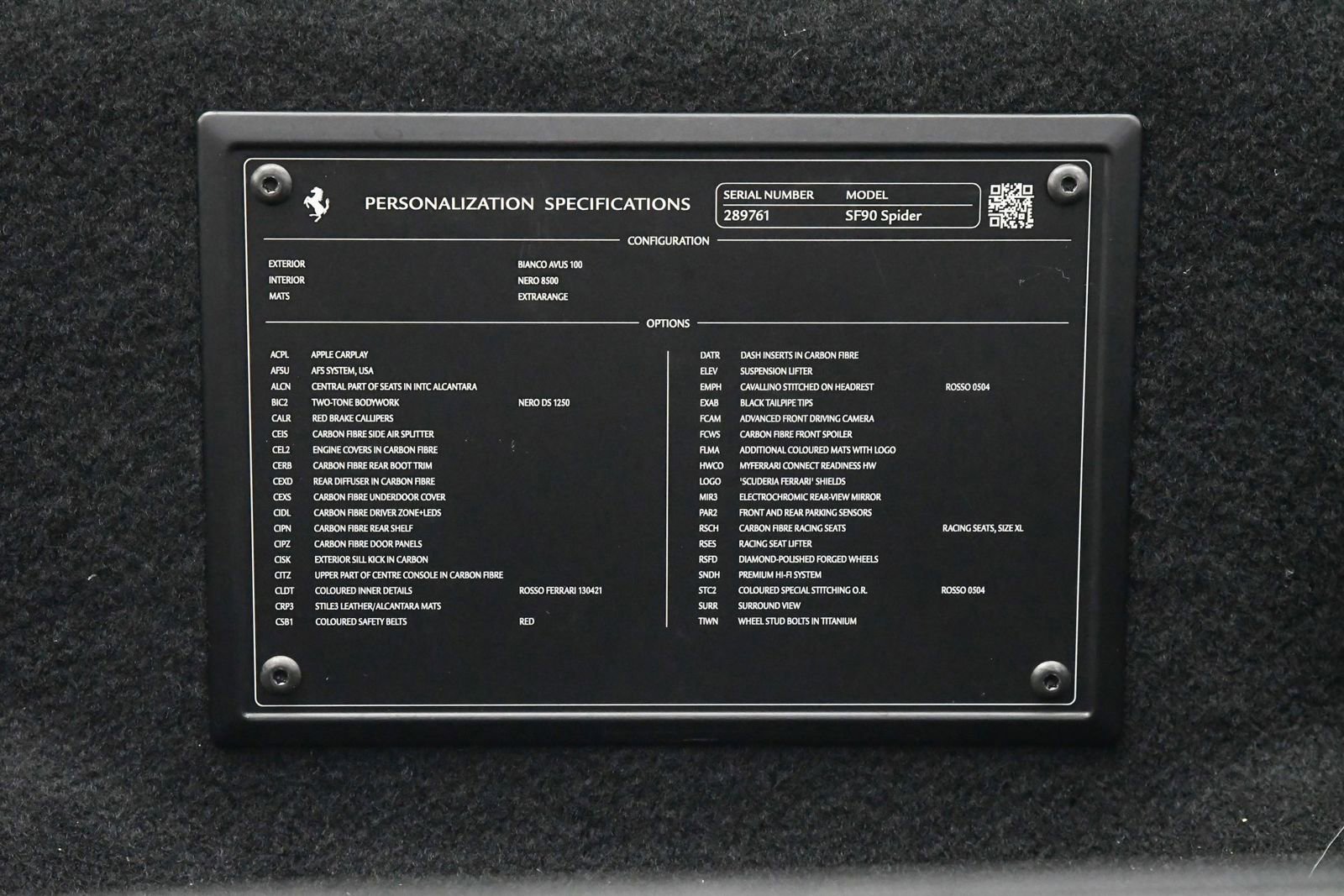 Used 2023 Ferrari SF90 Spider Bianco Avus image 63