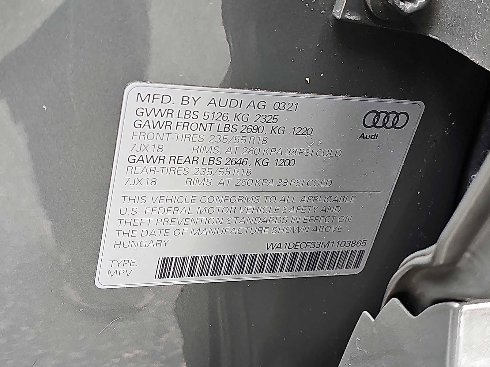 Used 2021 Audi Q3 2.0T Premium image 26