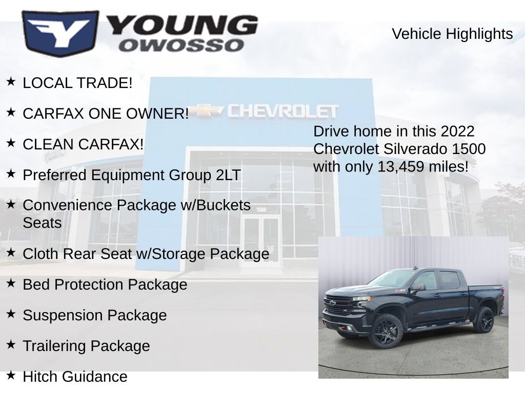 Used 2022 Chevrolet Silverado 1500 LT Trail Boss w/ Bed Protection Package image 8