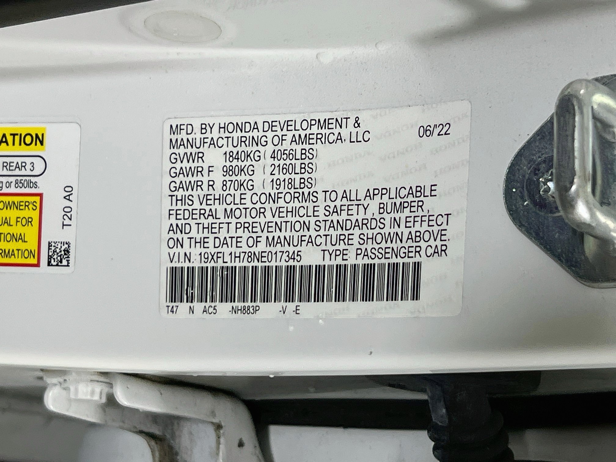 Used 2022 Honda Civic EX-L image 31