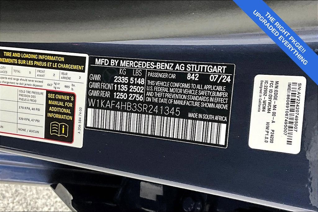 Used 2025 Mercedes-Benz C 300 4MATIC Sedan w/ Exclusive Trim Package image 39