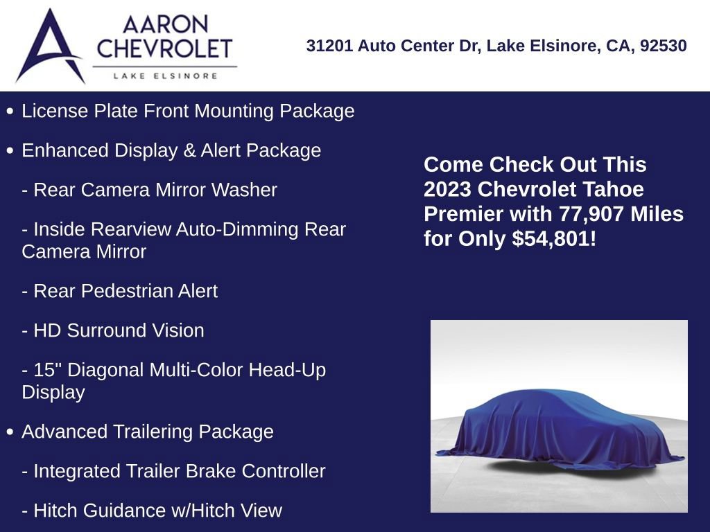 Used 2023 Chevrolet Tahoe Premier w/ Premium Package image 25