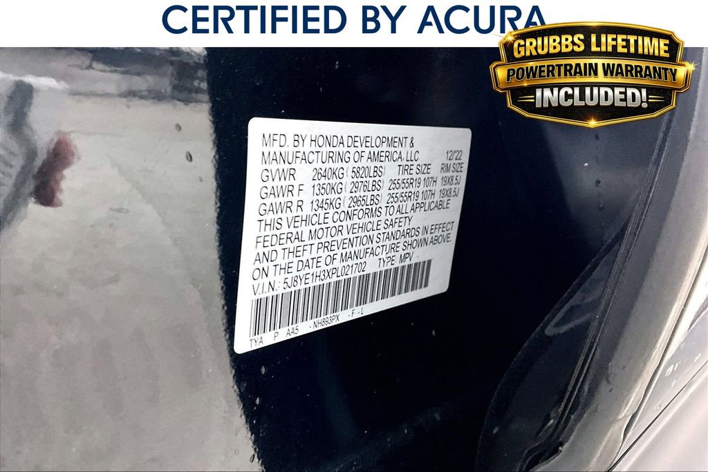 Certified 2023 Acura MDX FWD image 42