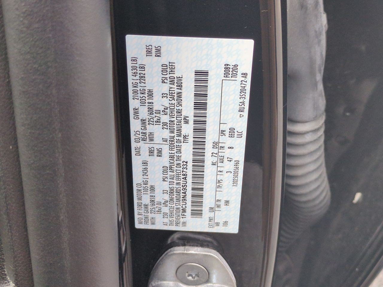 Used 2025 Ford Escape ST-Line Select AWD/4WD image 44