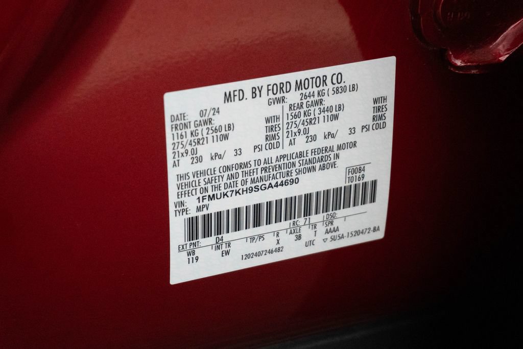 Used 2025 Ford Explorer ST-Line w/ Premium Package RWD image 38