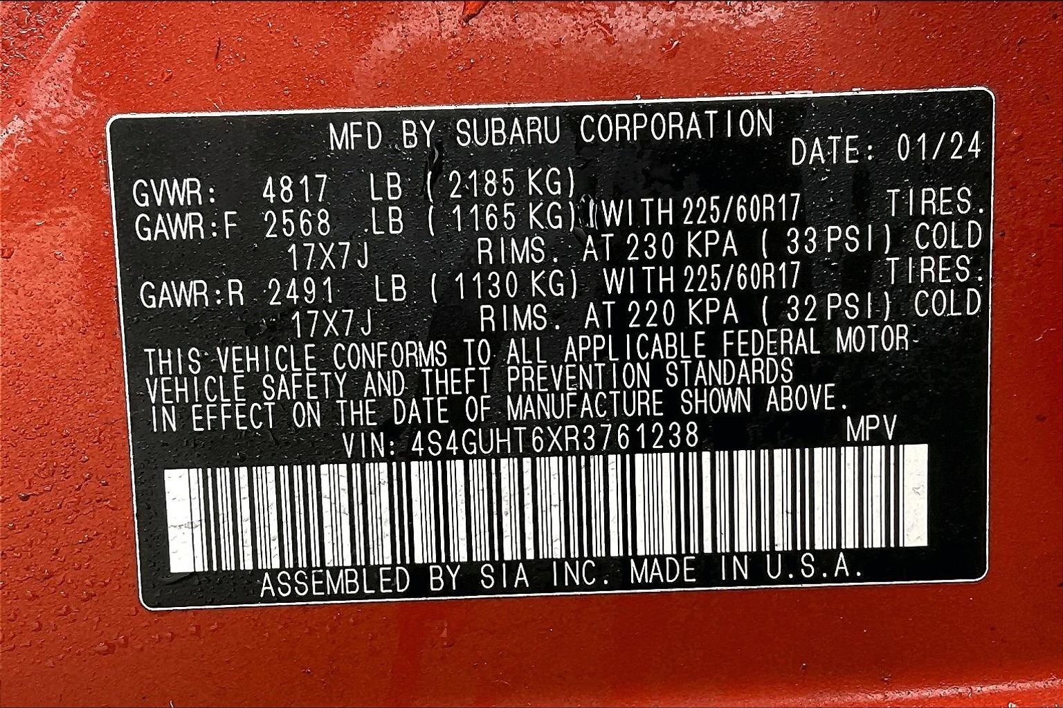 Certified 2024 Subaru Crosstrek 2.5i Wilderness image 22