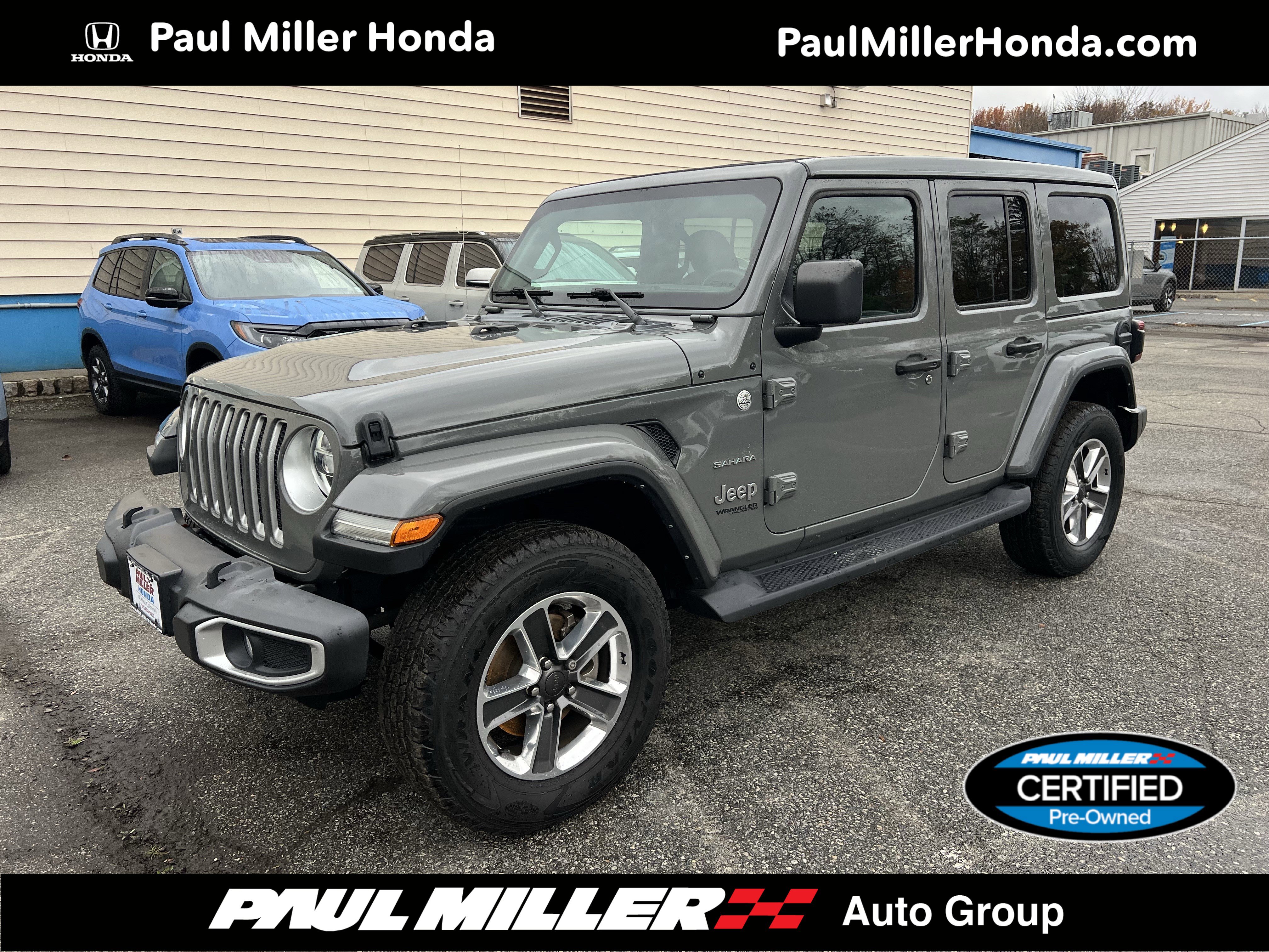 Used 2022 Jeep Wrangler Unlimited Sahara w/ LED Lighting Group