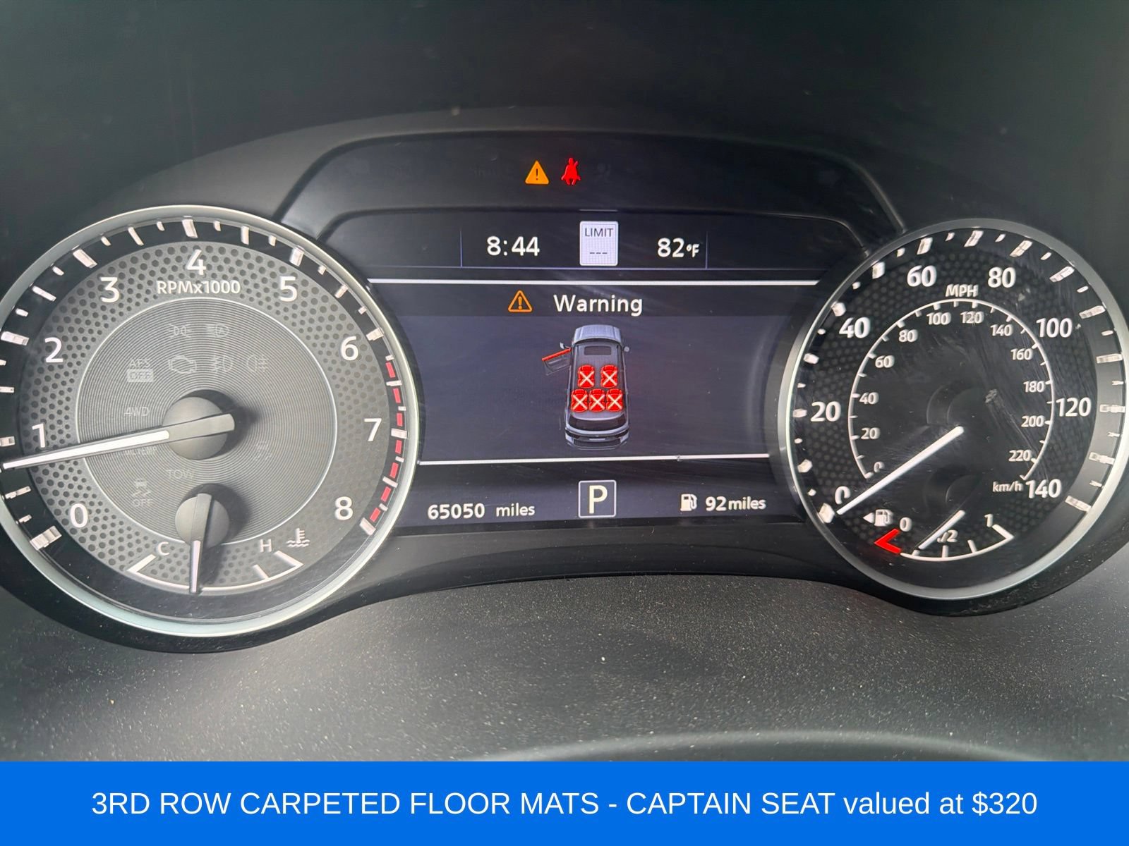 Used 2021 Nissan Armada Platinum w/ Captain's Chairs Package RWD image 9