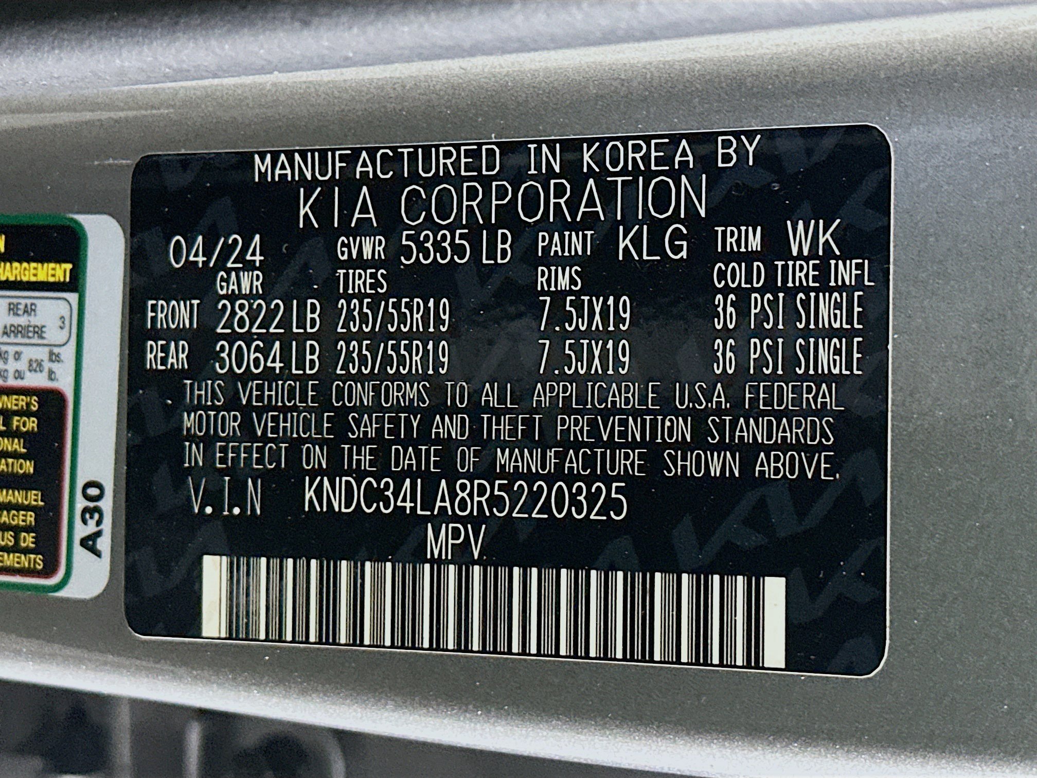 Used 2024 Kia EV6 Wind w/ Wind Technology Package RWD image 12