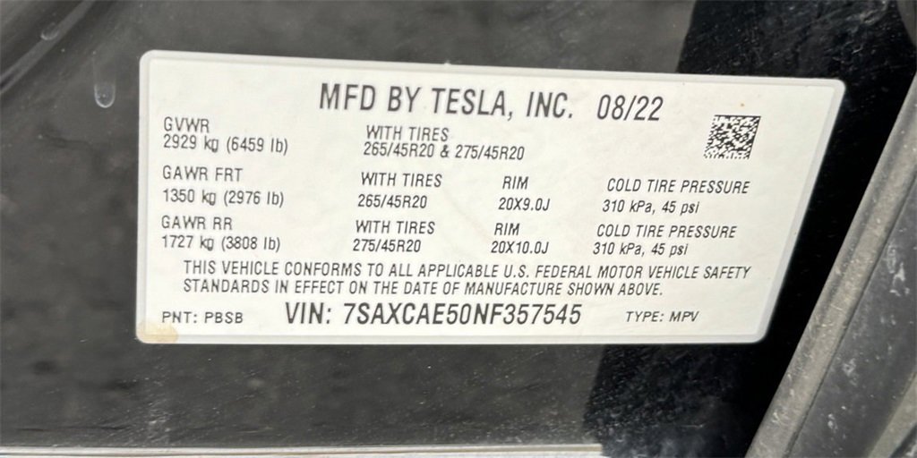 Used 2022 Tesla Model X image 31