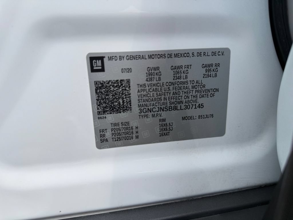 Used 2020 Chevrolet Trax LS w/ Tint and Cruise Package AWD/4WD image 20