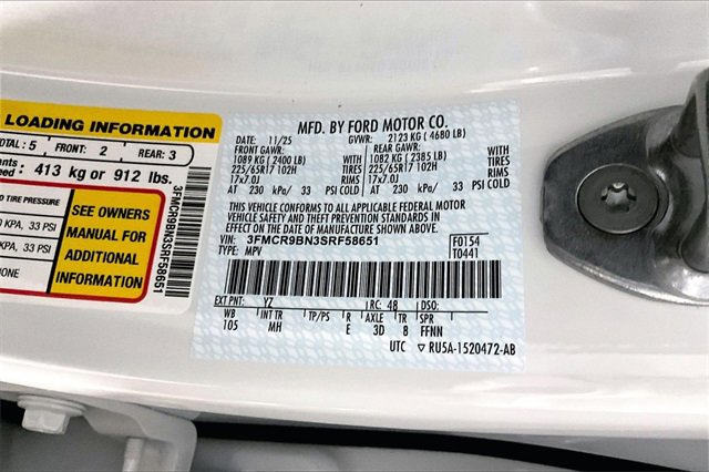 New 2025 Ford Bronco Sport Big Bend w/ Black Appearance Package image 8