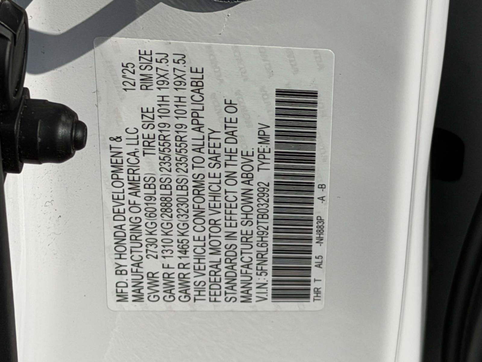 Certified 2026 Honda Odyssey Elite image 20