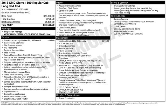 Used 2018 GMC Sierra 1500 2WD Regular Cab image 5