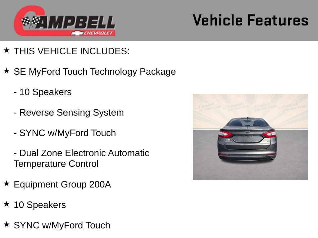 Used 2016 Ford Fusion SE image 5