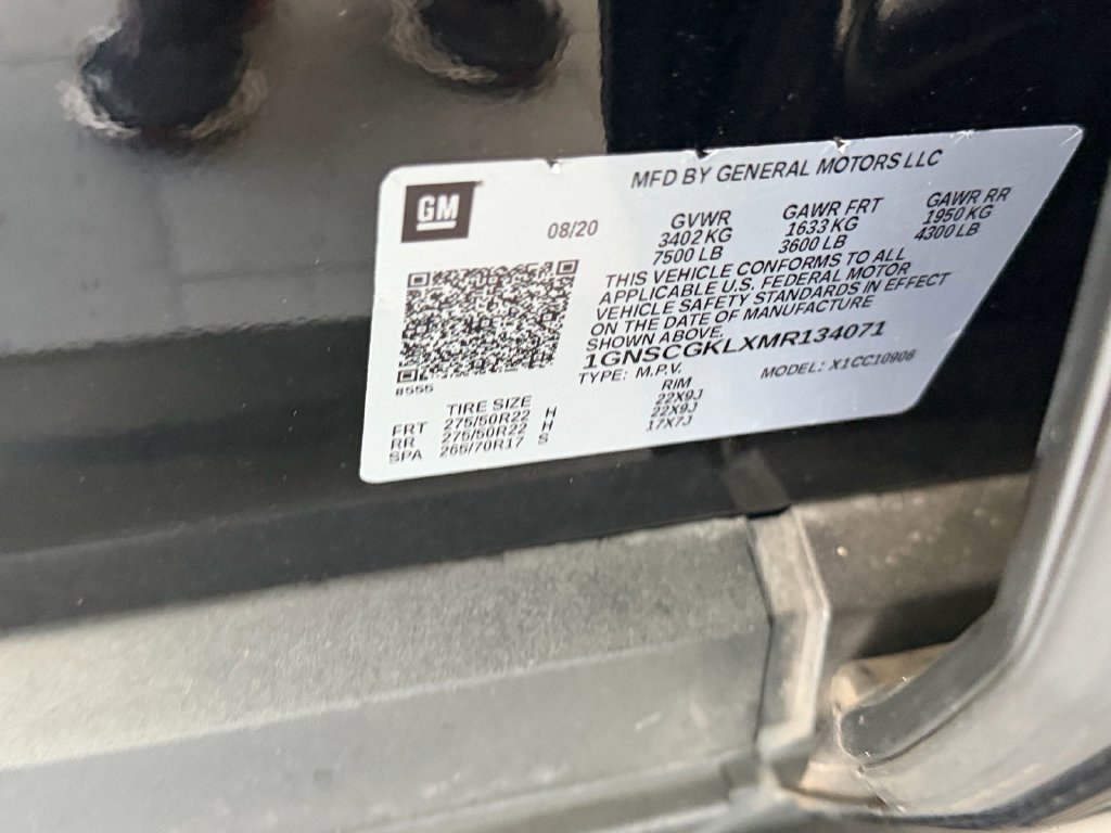 Used 2021 Chevrolet Suburban High Country RWD image 19