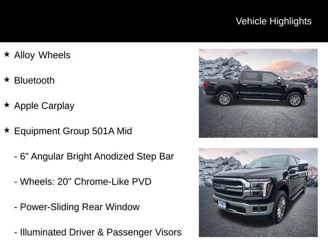 New 2025 Ford F150 Lariat w/ Equipment Group 501A Mid image 22