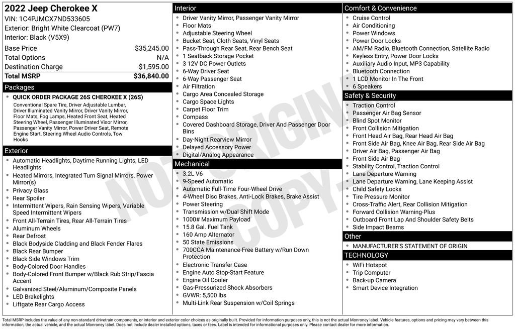 Used 2022 Jeep Cherokee Latitude image 6