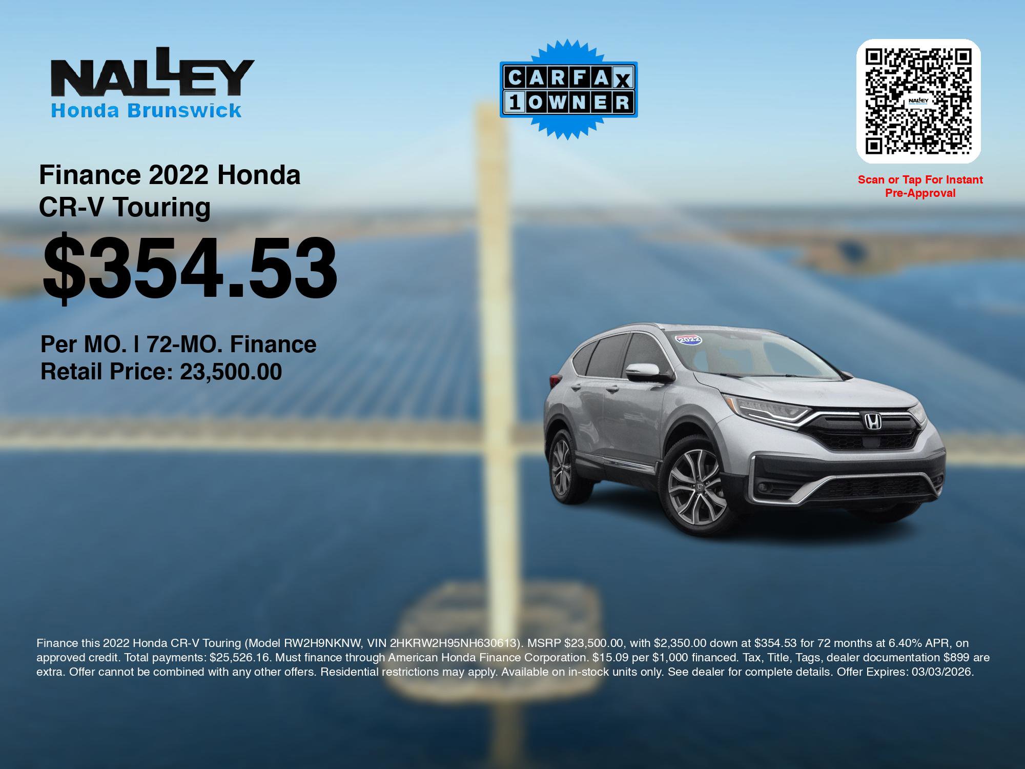 Certified 2022 Honda CR-V Touring image 3