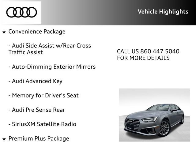 Used 2019 Audi A4 2.0T Premium Plus AWD/4WD image 21