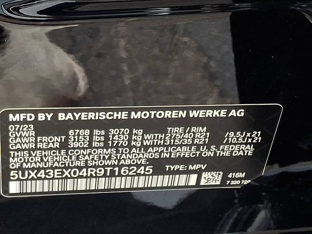 Used 2024 BMW X6 M60i w/ Executive Package AWD/4WD image 30