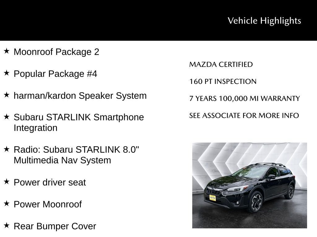 Used 2021 Subaru Crosstrek 2.5i Limited w/ Moonroof Package 2 AWD/4WD image 6