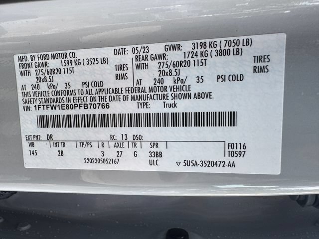 Used 2023 Ford F150 Lariat w/ Equipment Group 502A High AWD/4WD image 31