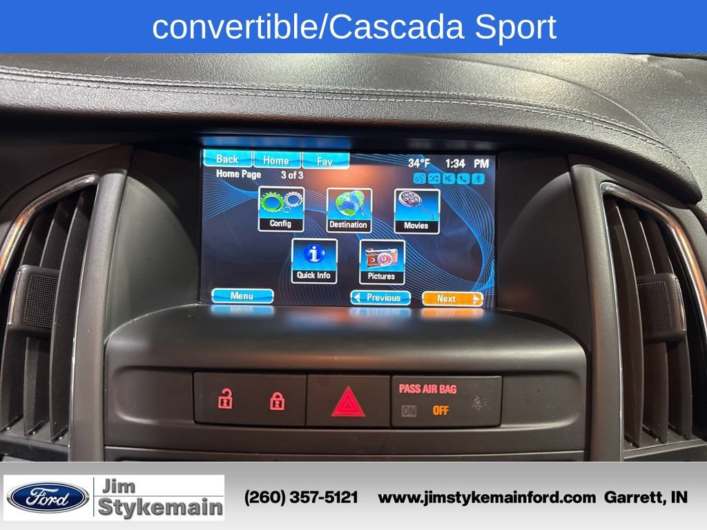 Used 2018 Buick Cascada Sport Touring FWD image 21