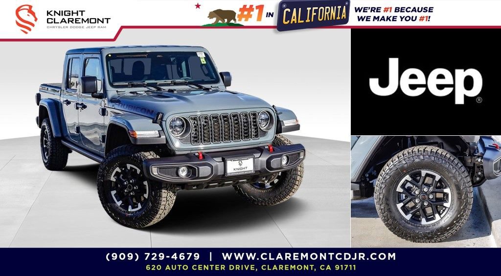 New 2026 Jeep Gladiator Rubicon w/ Steel Power Dome Hood Package