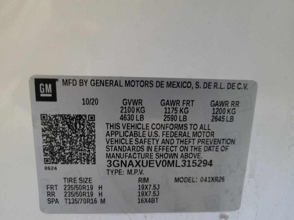 Used 2021 Chevrolet Equinox LT AWD/4WD image 33