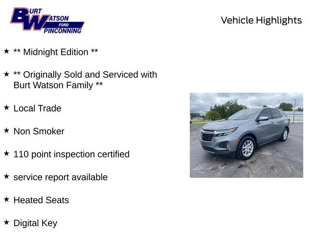 Used 2024 Chevrolet Equinox LT w/ LPO, Floor Liner Package FWD image 10