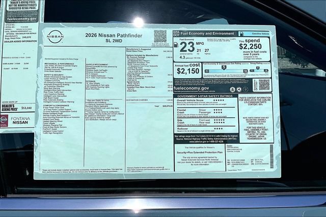 New 2026 Nissan Pathfinder SL w/ SL Premium Package (P04) FWD image 13