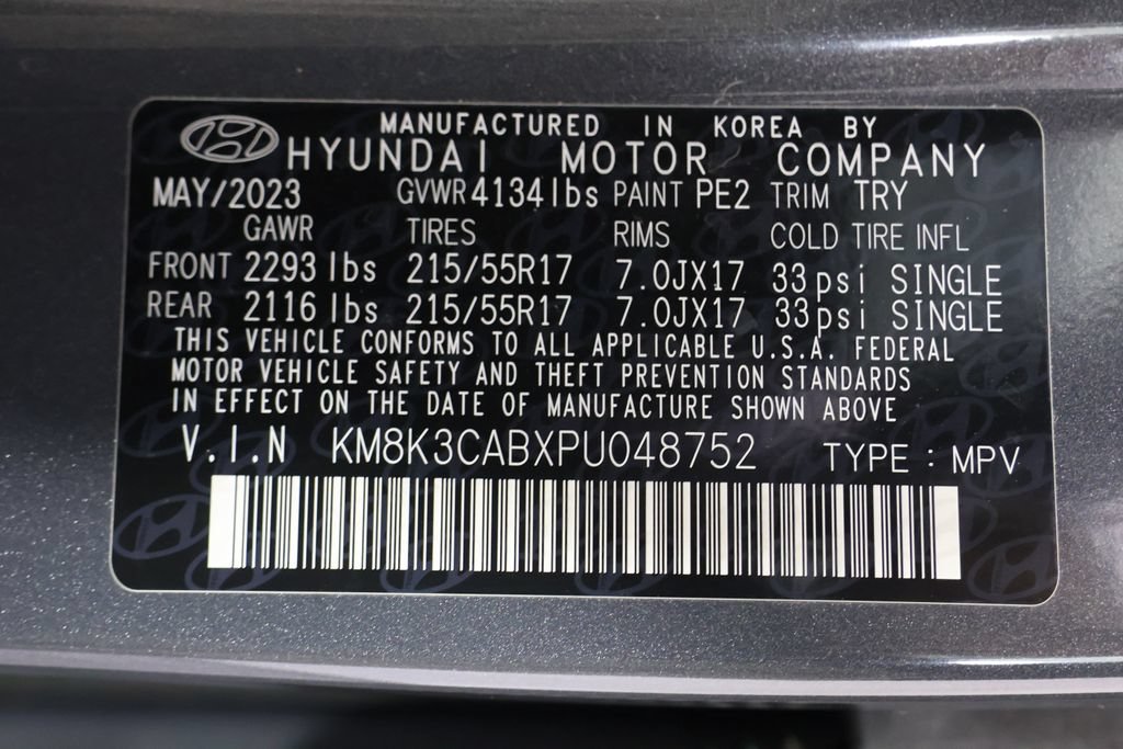 Used 2023 Hyundai Kona SEL w/ Convenience Package AWD/4WD image 30