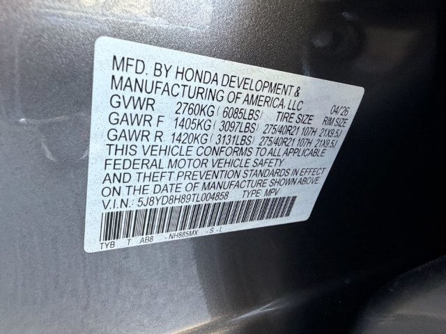 New 2026 Acura MDX Type S w/ Advance Package AWD/4WD image 14