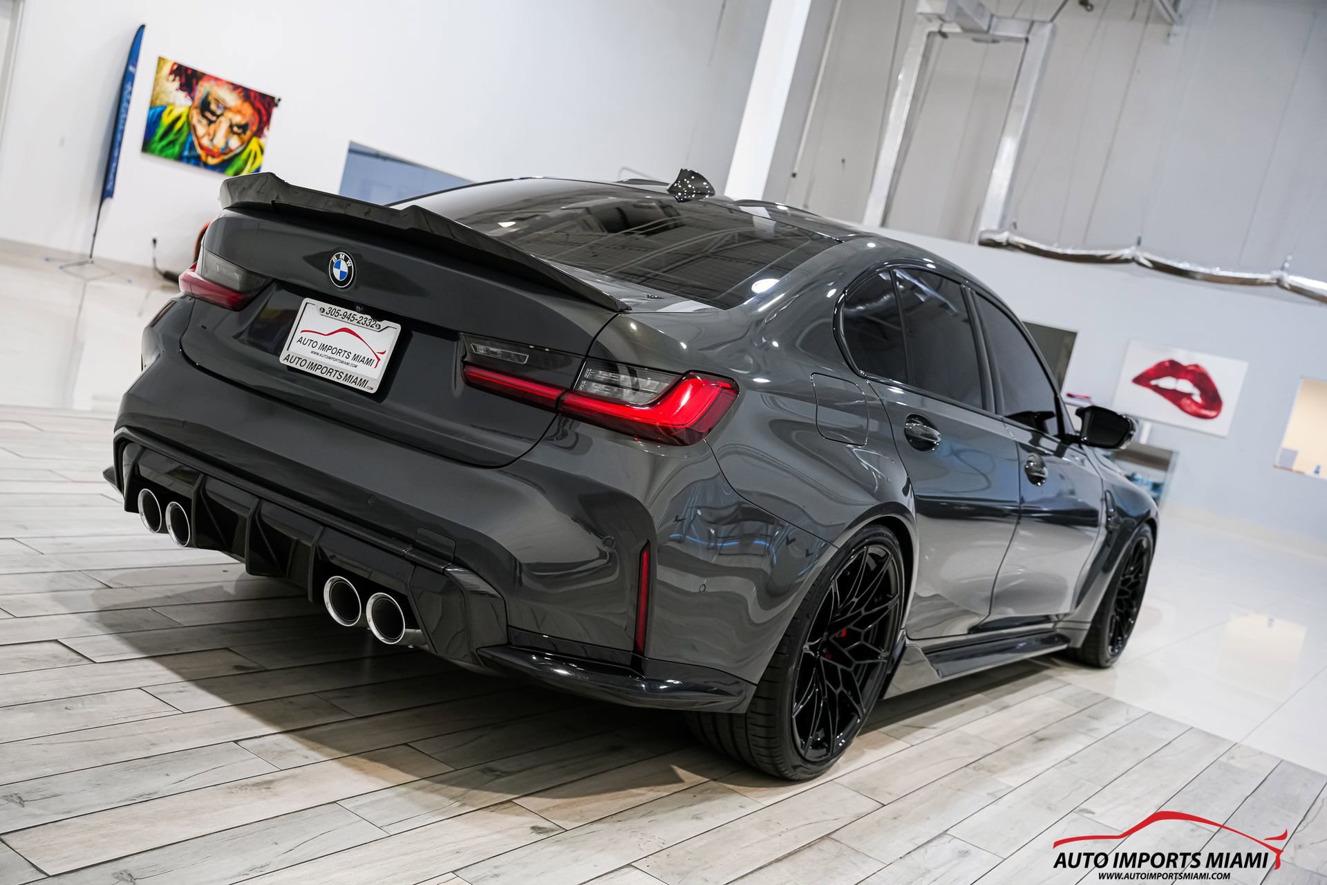 Used 2021 BMW M3 w/ Parking Assistance Package RWD image 31