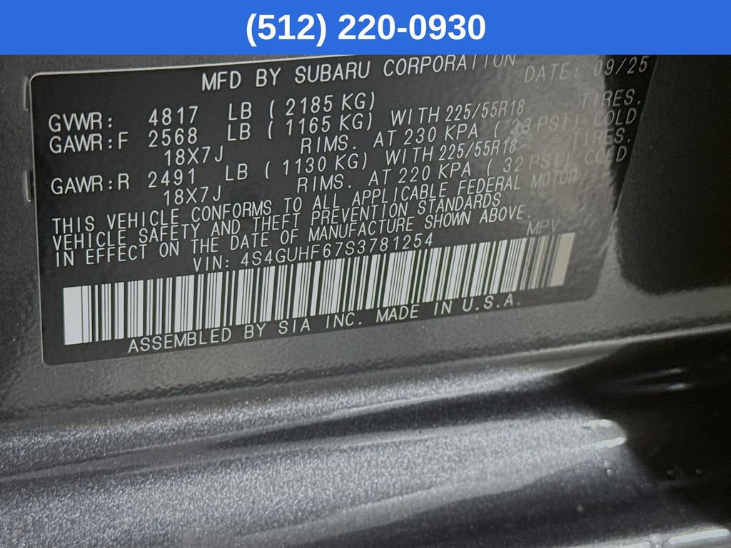 Certified 2025 Subaru Crosstrek 2.5i Sport AWD/4WD image 40