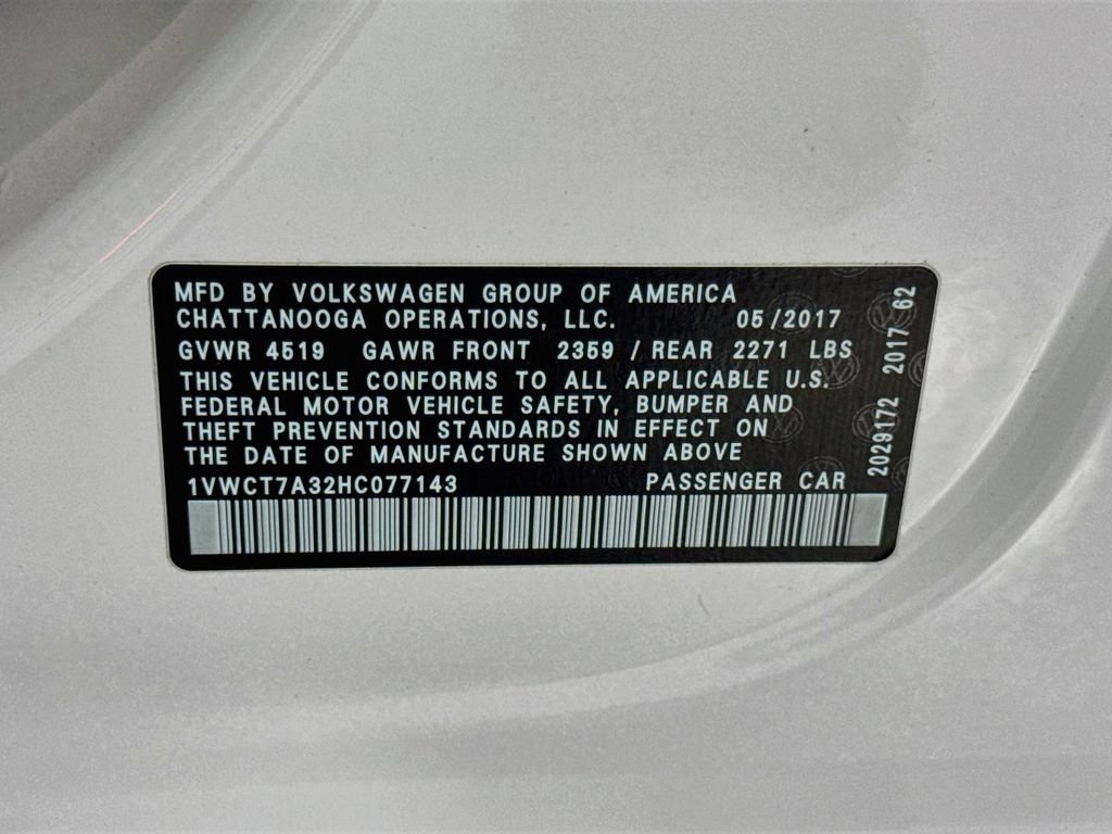 Used 2017 Volkswagen Passat 1.8T SEL Premium FWD image 33